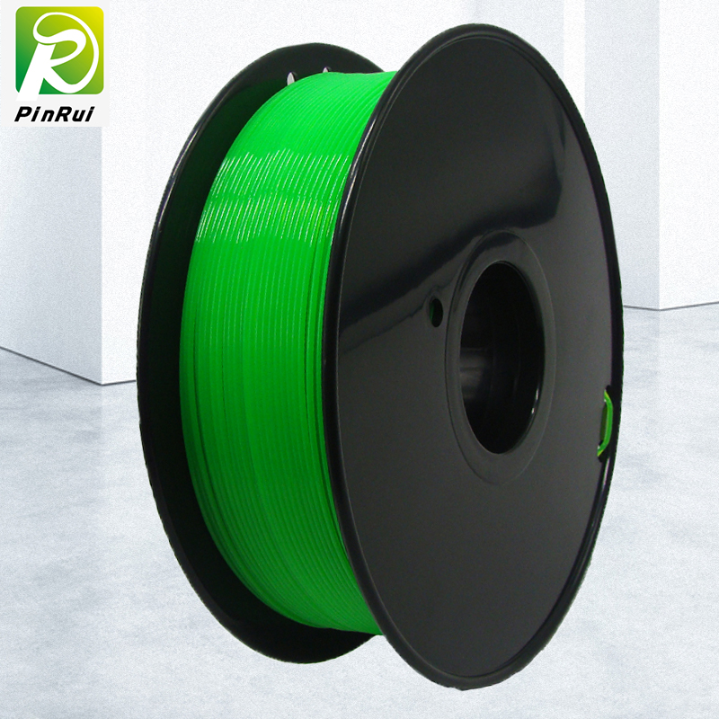 PINRUI високо качество 1кг 3D PLA на влакна зелен цвят