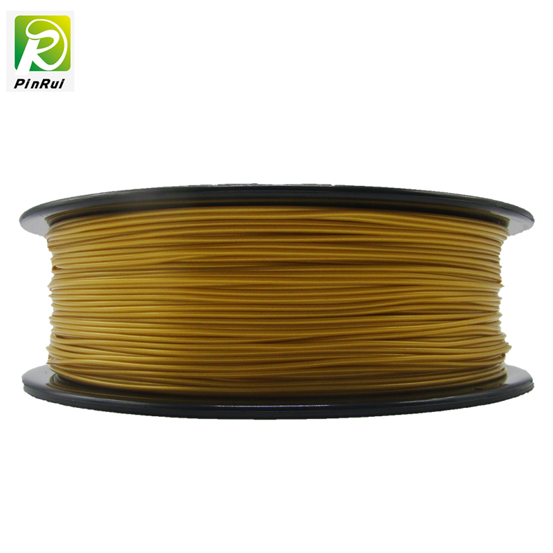 PINRUI високо качество 1KG 3D PLA на влакчета жълт златен цвят