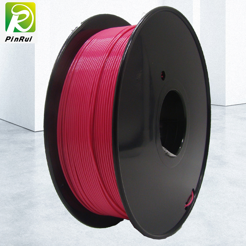 PINRUI високо качество 1kg 3D PLA принтер на влакна тъмно розово