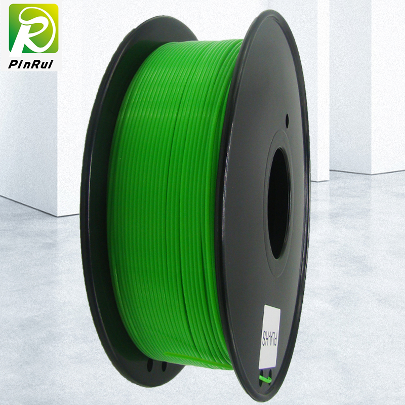 PINRUI високо качество 1KG 3D PLA на влакна прозрачен зелен цвят