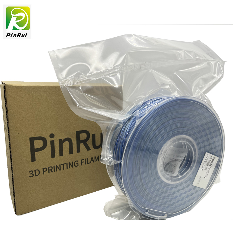 PINRUI висококачествено синьо-сребърна дъга 1.75mm 3D принтер PLA нишка